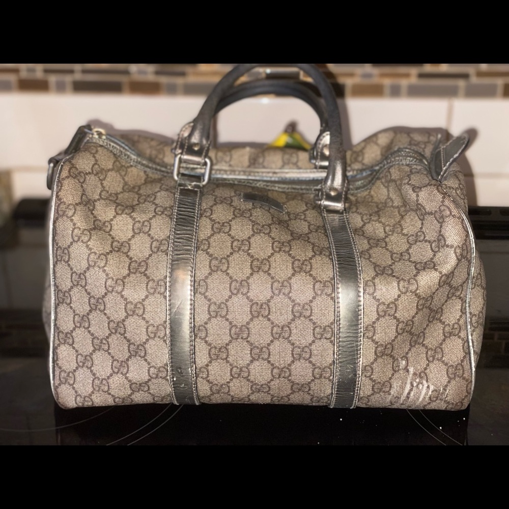 Vintage Authentic Gucci Boston Bowling Bag